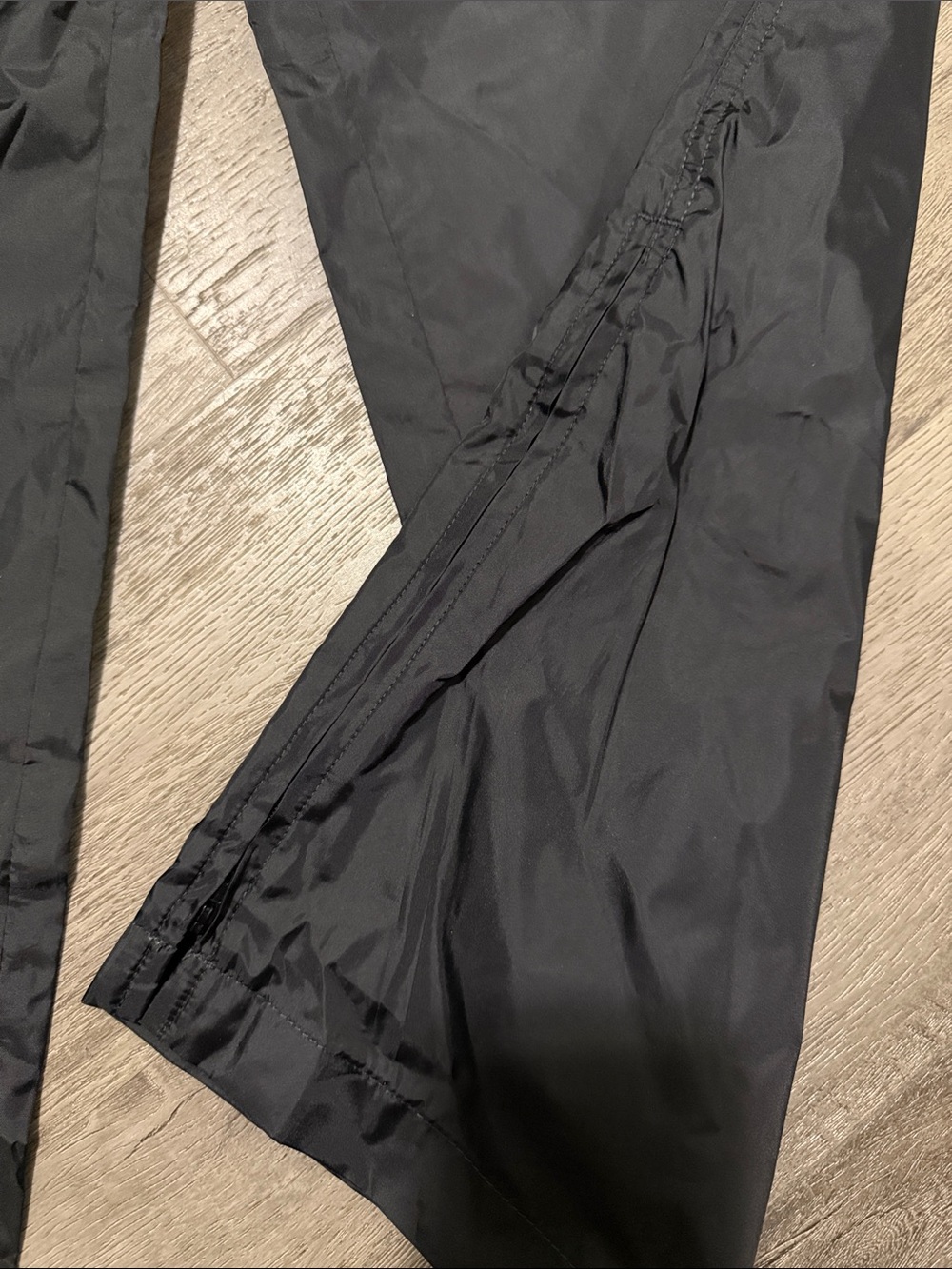 Men's Black Lightweight Rain Pants George size medium - Picture 2 of 4